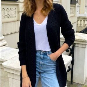 FOREVER 21 Black Pocket Cardigan | S